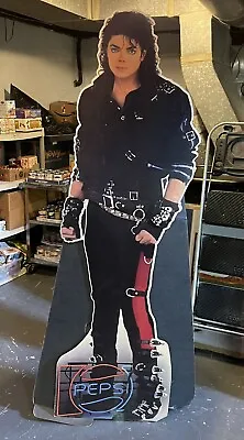 1980s Michael Jackson Pepsi Cardboard Cutout • $65