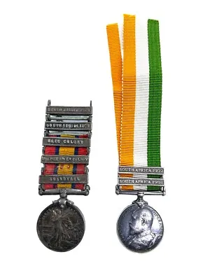 £97.11 • Buy British Boer War QSA KSA Miniature Medal Group 5 Bar QSA