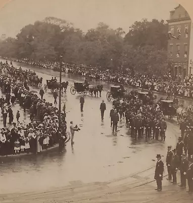Homage To The Martyr President McKinley Funeral Washington DC Stereoview 1901 • $9.99