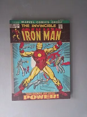 Marvel Iron Man Canvas - Comic Cover A3 Size 30cm X 40cm  • £6