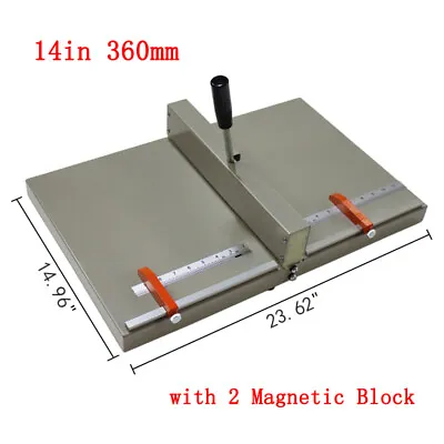 Manual 14in 360mm Scoring Paper Creasing Machine Scorer Creaser +2Magnetic Block • $116.48