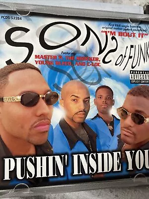 Sons Of Funk : Pushin Inside Of You CD RARE 1997 No Limit Master P Young Bleed • $9.99