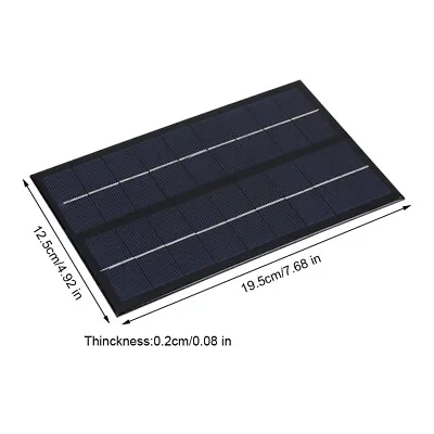 3W 9V Mini Polycrystalline Solar Panel For DIY Solar Light Phone Battery New • £10.28
