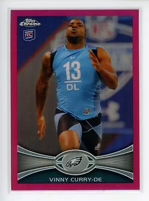 2012 Topps Chrome Pink Refractors #131 Vinny Curry • $2