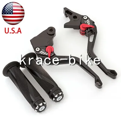 For Honda CBR 600 F2F3F4F4i 1991-2007 CNC Short Brake Clutch Levers Grips • $48.54