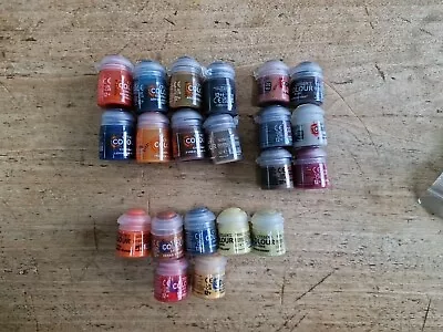 21 X Warhammer Citadel Paints Base Layer Contrast  • £20