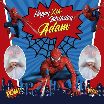 $5.99 • Buy Spider Man / Personalized Banner, Event Banner