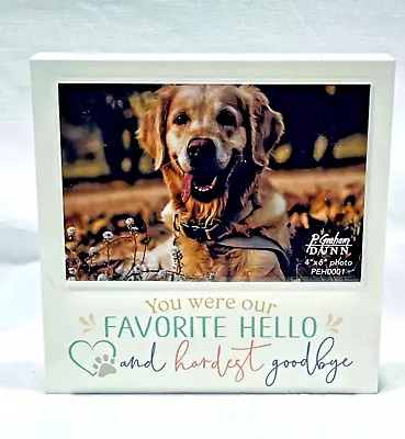 P Graham Dunn Memorial DOG CAT Picture Photo Frame  Our Favorite Hello…  • $17.88