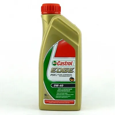 £15.99 • Buy 1x Castrol Edge 0w-40 0w40 Fully Synthetic Engine Oil - 1 Litre 1l