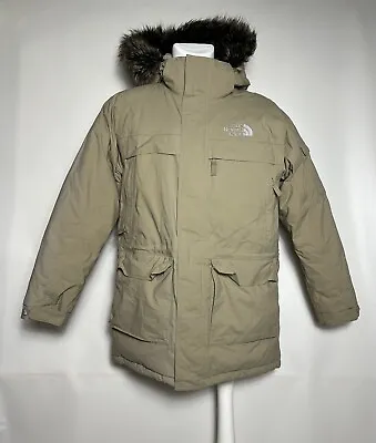 The North Face McMurdo Men's Down Parka HyVent Waterproof Jacket Beige Size M • $130