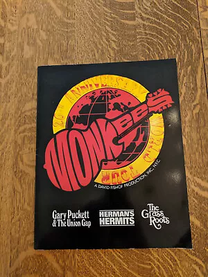 Monkees 1986 Concert Program - 20th Anniversary Celebration *Plus 2 Ticket Stubs • $30