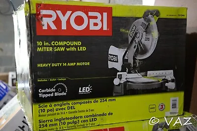 Ryobi TS1346 10 Inch Compound Miter Saw With LED • $147.95