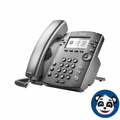 POLYCOM VVX 301  6 Line IP Phone POE - Black  No Adapter New • $29.99