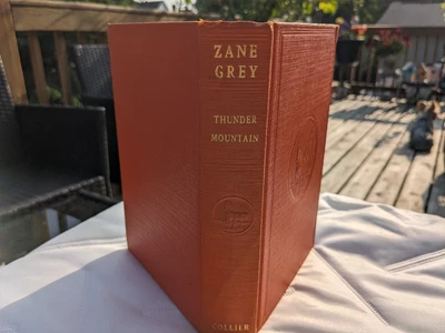 $5 • Buy Zane Grey THUNDER MOUNTAIN 1935 Collier Harper Brothers K12