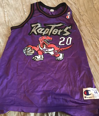 $39.99 • Buy DAMON STOUDAMIRE Toronto RAPTORS Vintage CHAMPION Replica Size 44 Jersey NBA
