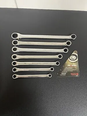 Matco 7 Piece SAE Pro Swing Ratchet Wrench - SGRBL7T - 3/8 - 3/4 - FORGED USA • $130.32