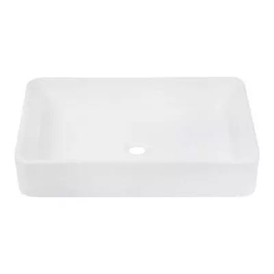 Sarlai Vessel Sinks Rectangular Porcelain Ceramic Modern Vitreous China In White • $104.85