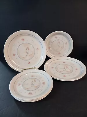 Set Of 8 Vintage Corelle Country Promminade 3 Dinner Plates 5 Salad Plates  • $14.95