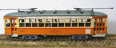 Boston Type 5 Trolley Car Powered Wired For Overhead DC Operation W/Lighting • $460