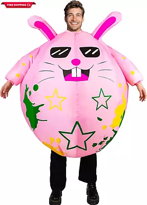 Easter Bunny Costume Inflatable Costume For Adult Easter Bunny Outfit Suit For  • $31.71