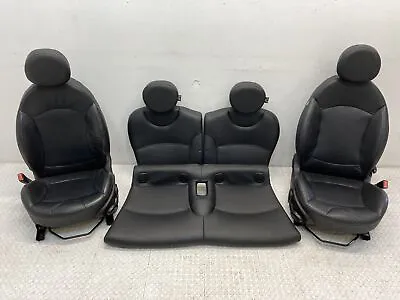 Mini Cooper Sport Seats Leather Punch Carbon Black T8E1 Heated 07-14 R56 R55 407 • $699.89