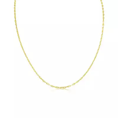 Dainty Yellow Gold Paperclip Chain 14kt MeiraT • $399