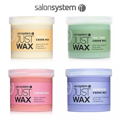 Salon System Creme Wax For Hair Removal 450g Teatree Sensitive Vanilla FREE P&P! • £10.65