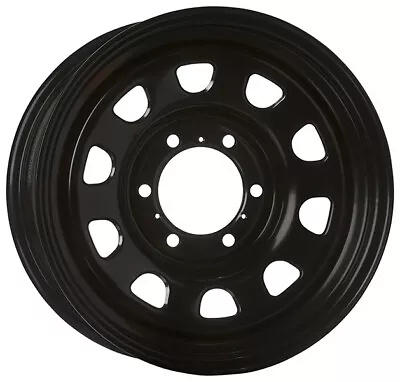 $106.95 • Buy Extreme 4x4 Steel Wheel D-HOLE 16X8 6/139.7 20P BLACK 106.1cb FITS HILUX TRITON