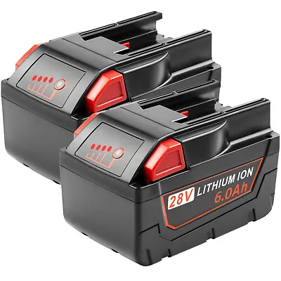 2X 6.0Ah Replacement Battery For MILWAUKEE For 28V For M28 48-59-2819 48-11-2830 • $100.99