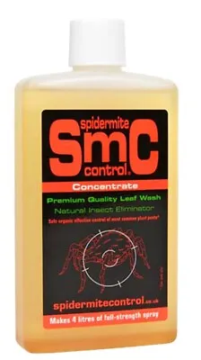 £12.50 • Buy 100ml Spider Mite Control Concentrate - ORGANIC SPIDER MITE KILLER SPRAY.
