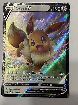 Pokémon TCG Eevee V Battle Academy 2022 Swsh065 Regular Promo • $2.50