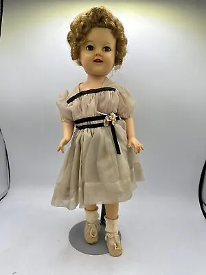 Ideal 17  Shirley Temple “Twinkle” Doll 1958-61 Tagged Dress Flirty Eyes • $20.50