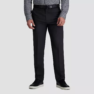 Haggar H26 Men's Premium Stretch Straight Fit Trousers - Charcoal Gray 32x34 • $18.99