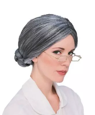 Mrs Claus Wig - Old Lady - Susan B. Anthony - Costume Accessory - Adult Teen • $16.99