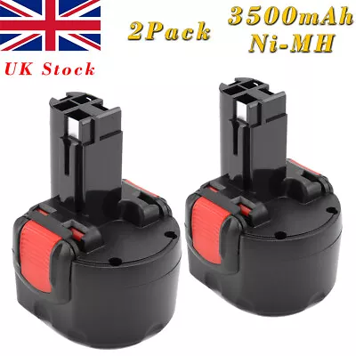 2x 3500mAh 9.6V Ni-MH Battery For Bosch 2607335272 2607335373 GDR96V PSR9.6VE-2 • £21.90