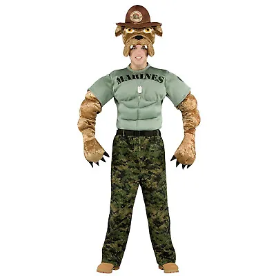Military Mascot Marine Chesty The Bulldog Adult Costume • $19.99