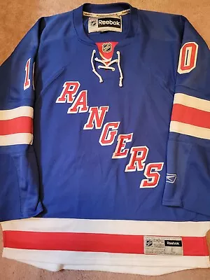 NHL Reebok New York Rangers Marian Gaborik Hockey Jersey Size L • $89.99