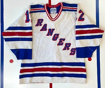 Rare New York Rangers Vintage CCM Authentic 1989-1990 NHL Hockey Jersey Home 48 • $179.99