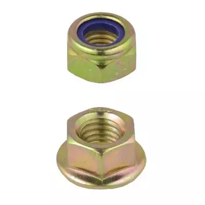 M8 (8mm) X 1.25 Pitch NUTS Metric Coarse High Tensile Zinc Yellow • $7