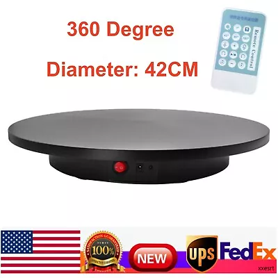 Electric Motorized Rotating Display Stand Turntable 360 Degree W/ Remote Control • $64.60