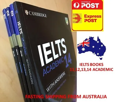 NEW CAMBRIDGE IELTS 11121314 (11-14) Books 2019 PUBLISHED ACADEMIC VERSION • £31.43