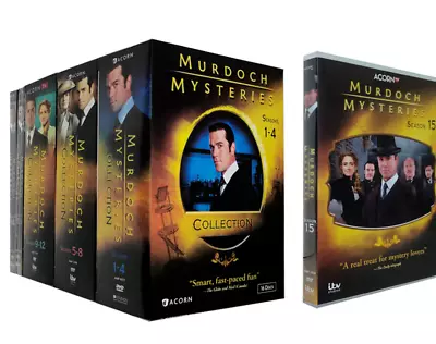 Murdoch Mysteries: Complete Series Seasons 1-15 DVD Box SET Free Ship • $87.90