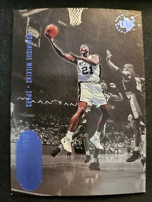 1996-97 UD3 Dominique Wilkins Jordan Back Shaq Front AERIAL ARTISTS Card #51 • $1.99