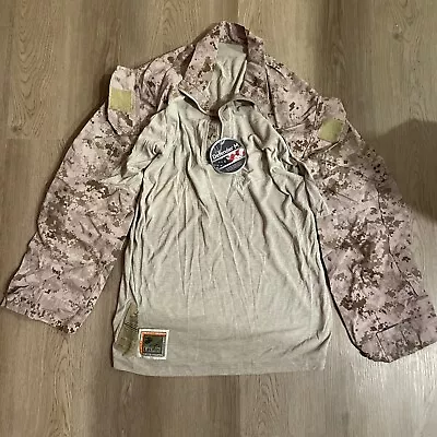 USMC MARPAT Desert Frog Shirt Medium Regular (M-R) • $90