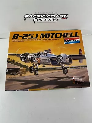 Monogram Vintage Plastic Model 1:48 B-25J Mitchell Kit 5502 • $10