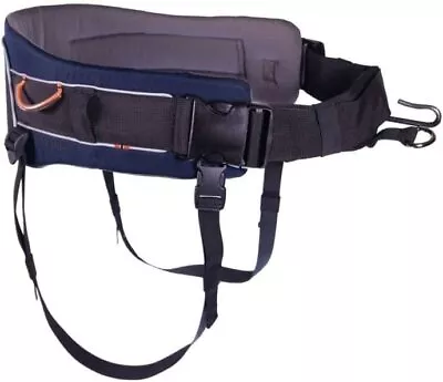 Non-Stop Dogwear Trekking Belt Canicross Human Harness Blue RRP £69 • £34.92