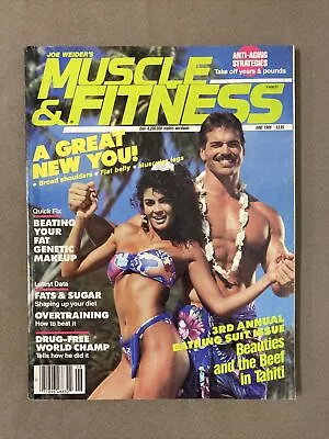 Muscle & Fitness Bodybuilding Magazine June 1988 JEFF SMULLEN+REBECCA D'FRANZO • $19.98