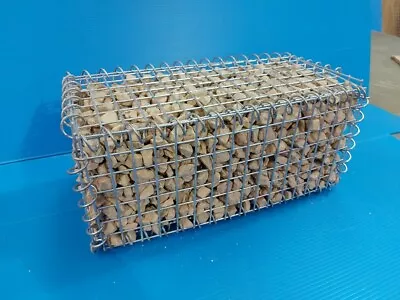 Gabion Basket Wire Stone Cages - Galvanised Wire Mesh (Gardens / Landscaping). • £25