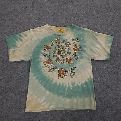 Vintage Yogi Bear Shirt Mens M Tie Dye Spiral Jellystone Park Hanna Barbera • $29.95