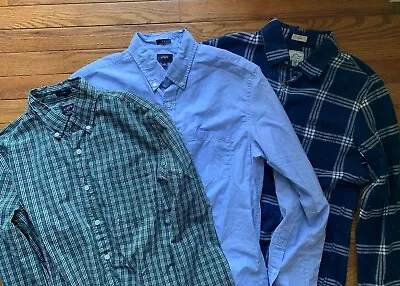 Men’s J.Crew Button Up Shirt Lot Medium Slim  • $25